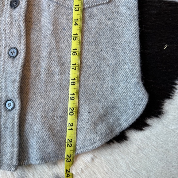 L.L. Bean Wool Button Down Shirt - Picture 3 of 5